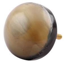 Brown Round Horn Cabinet Knobs
