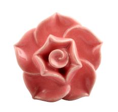 Pink Rose Ceramic Cabinet Knob Online