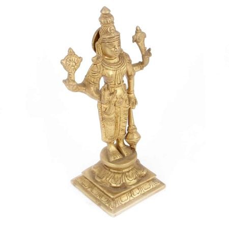 Brass God Vishnu Standing