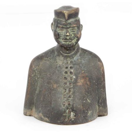 Vintage Brass Bust Figurine