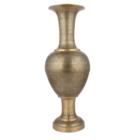 Vintage Tall Brass Vase