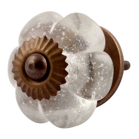 Clear Melon Glass Cabinet Knob Online