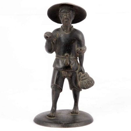 Bronze Sculpture Fisherman