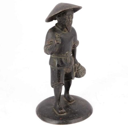 Bronze Sculpture Fisherman