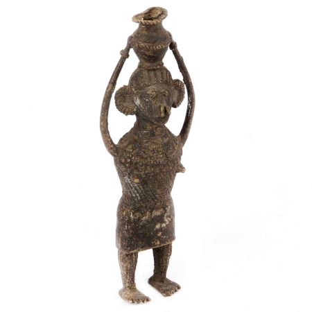 Bronze Monkey Candle Holder