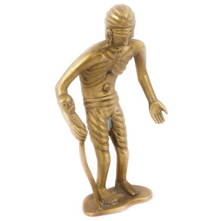 Brass Farmer Rustic Artifact