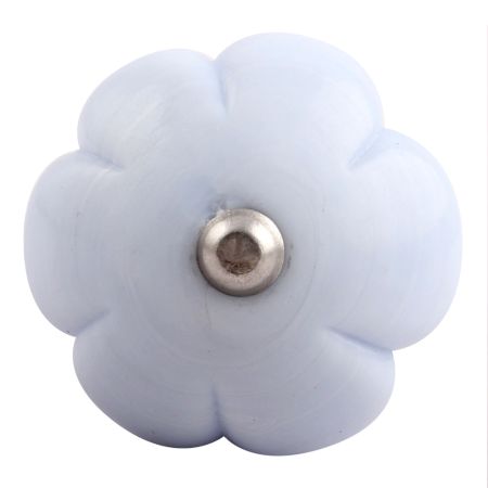 Light Grey Melon Glass Wine Stopper