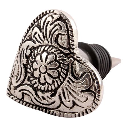 Aluminium Heart Shape Wine Stopper