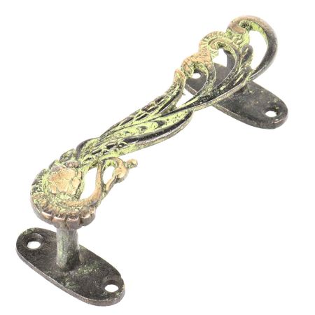 Peacock Bronze Door Pull Handles In Green Color