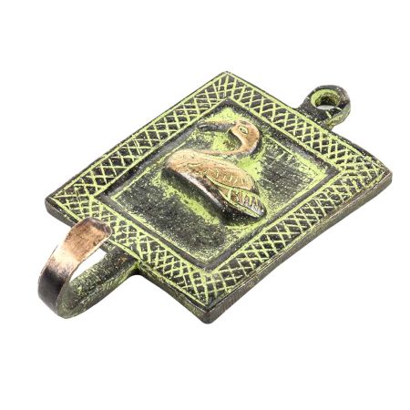 Framed Duck Bird Solid Brass Single Wall Hooks