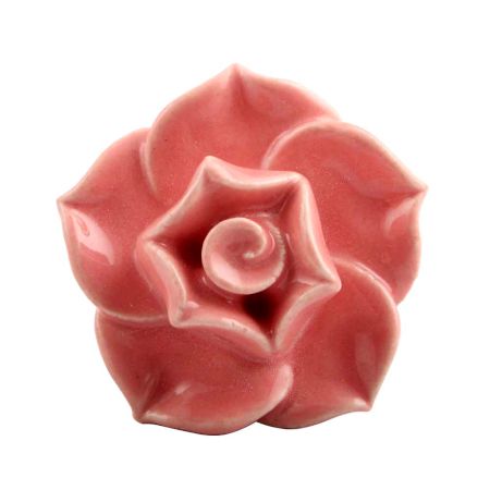 Pink Rose Ceramic Cabinet Knob Online
