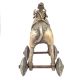 Vintage Brass Bull with Rider Temple Toy