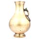Solid Brass Vase Heavy Handmade One Ring Handle