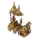Bronze Lord Krishna & Arjun Rath Chariot