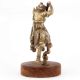 Brass Indian Soldier on Horseback and Sword