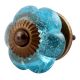 Turquoise Melon Glass Drawer Knob Online