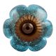 Turquoise Melon Glass Drawer Knob Online