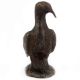 Brass Carved Pigeon Sculpture