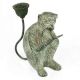 Bronze Monkey Candlestick Holder