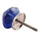 Cobalt Blue Melon Glass Dresser  Knob Online