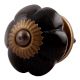 Black Melon Glass Dresser  Knob Online