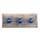 Royal Blue Melon Glass Wooden Hooks