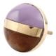 Purple Brown Brass Resin Knobs