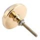 Purple Brown Brass Resin Knobs