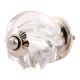 Clear Interior Cut Glass Knobs
