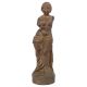 Vintage Cast  Iron Woman Figure Statue