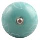 Sea Green Leaf Ceramic Wine Stopper