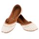 Pearl White Punjabi Jutti