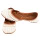 Pearl White Punjabi Jutti