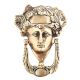 Brass Woman Head Door Knocker