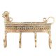 Monkey Tribal 4 Brass Wall Hooks