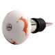 Peach Runing Rein Deer Pattern Ceramic Wine Stopper