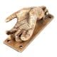 Brass Hand-Shaped Door Knocker