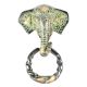 Brass Elephant Face Door Knocker