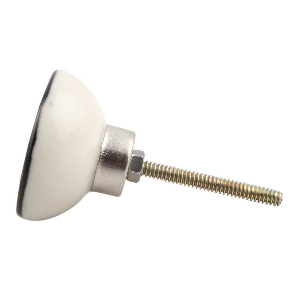 Orange Crab Ceramic Drawer Knob