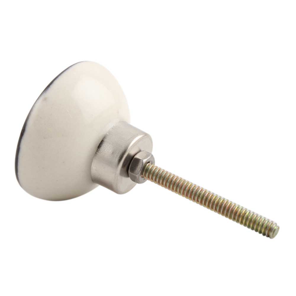 Orange Crab Ceramic Drawer Knob