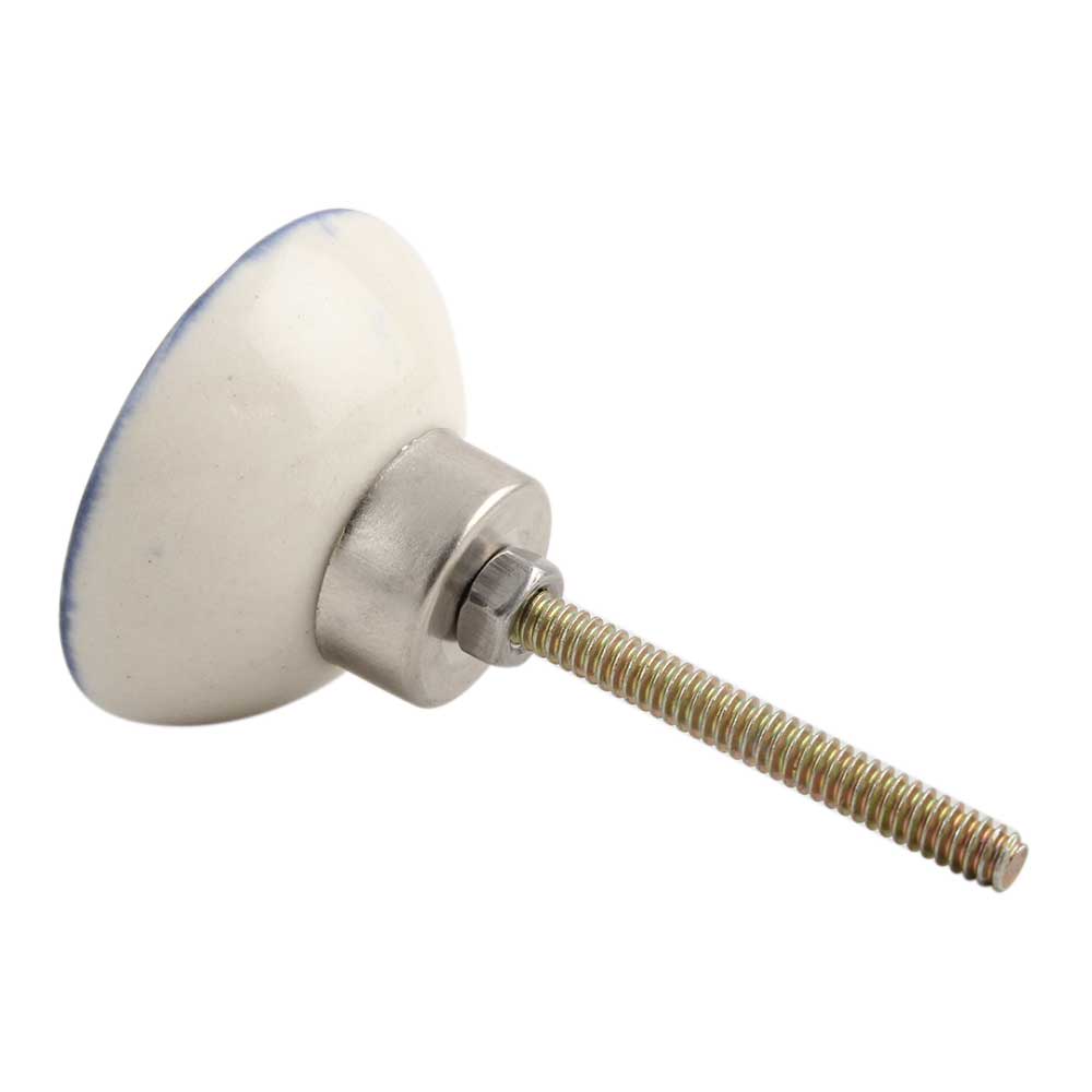 Turquoise Fish Flat Ceramic Drawer Knob Online