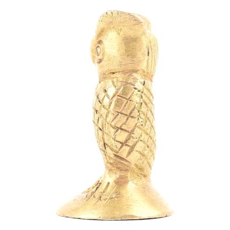 Brass Wise Old Owl Incense Burner