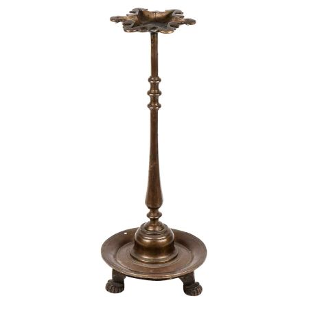 Tradition Brass Oil Lamp with Stand