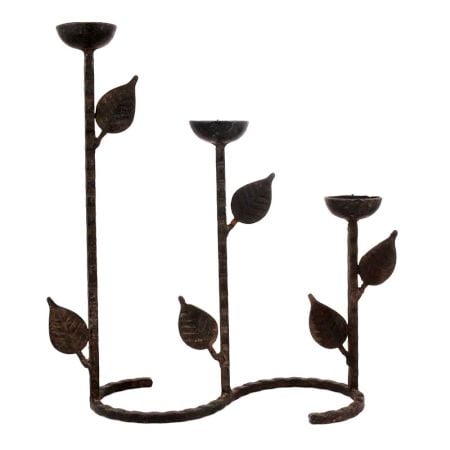 Vintage Brass Candle Stand