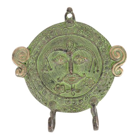 Brass Tribal Hanging Hooks with Patina
