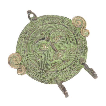 Brass Tribal Hanging Hooks with Patina