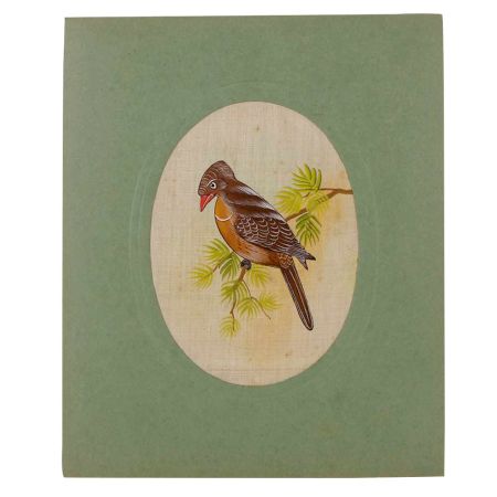 Bird Painting On Fabric