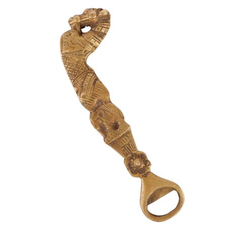 Handecor Brass Tribal Bottle Opener Showpiece