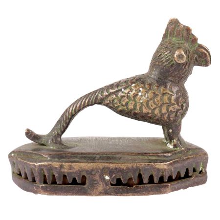 Hand Carved Peacock Jali Cut Feet Cleaner Scrub