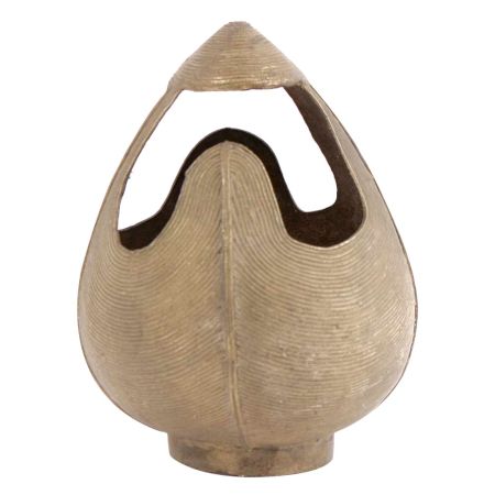 Brass Spiral Egg Shape Water Pot